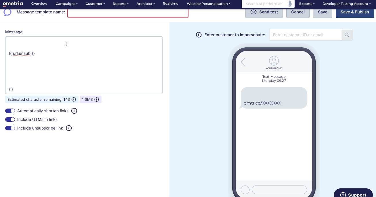 add merge tags to SMS.gif