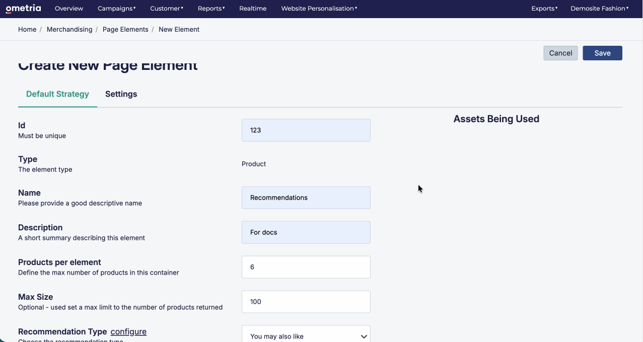 select recommendation type.gif